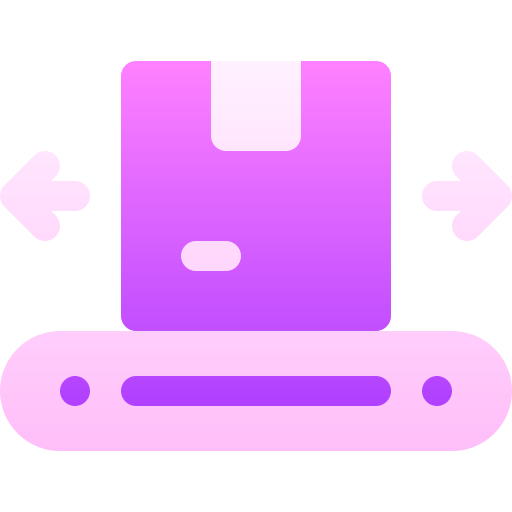 Conveyor belt Basic Gradient Gradient icon