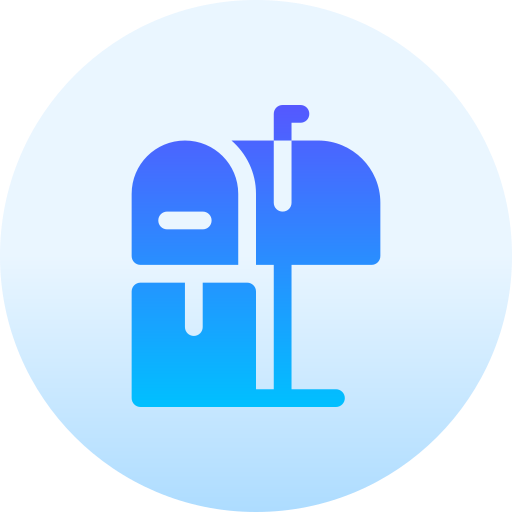 Postbox Basic Gradient Circular icon