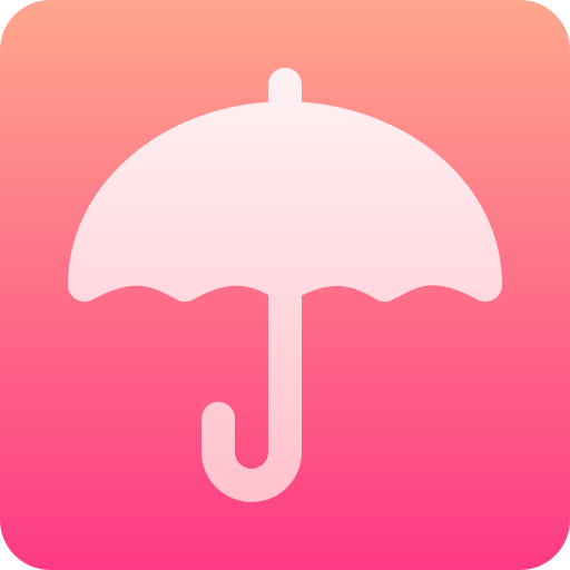 parapluie Basic Gradient Gradient Icône