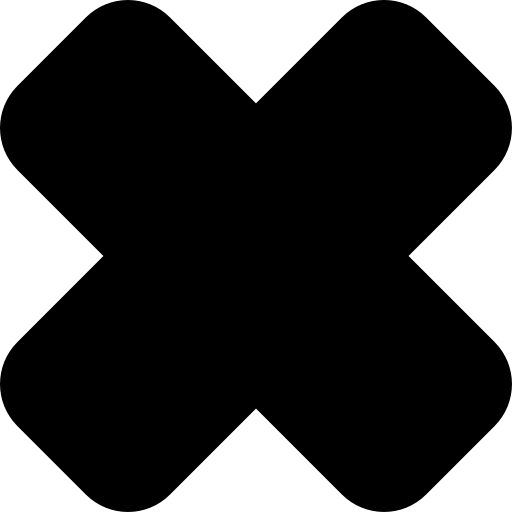Cross gross symbol  icon