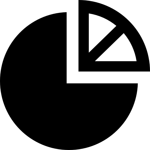 gráfico circular para empresas  icono