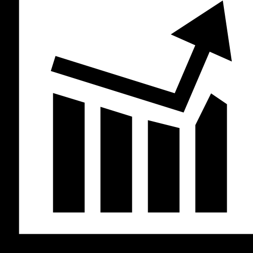 gráfico empresarial  icono
