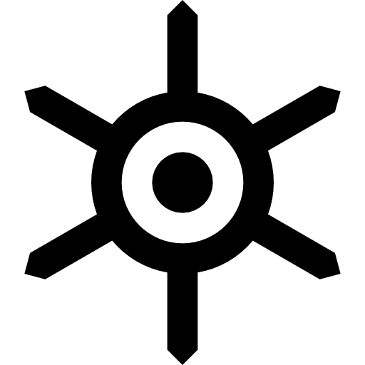 símbolo de la bandera japonesa de tokio como un sol  icono
