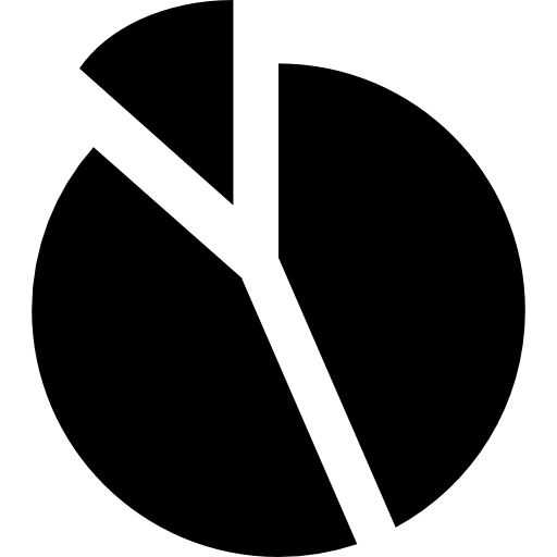 gráfico circular  Ícone