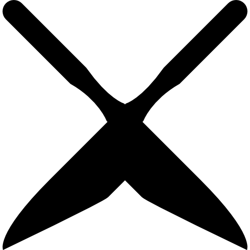 noże krzyżowe  ikona