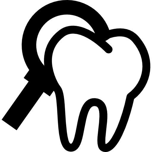 powiększenie zęba  ikona