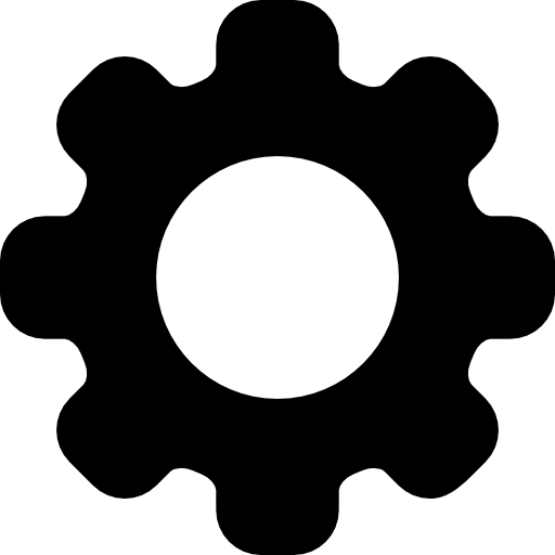 symbol interfejsu przekładni do konfiguracji  ikona