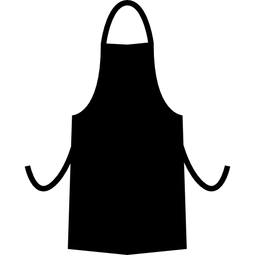 Apron silhouette  icon