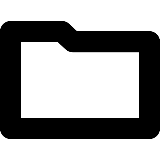 símbolo de esquema de interfaz de carpeta  icono