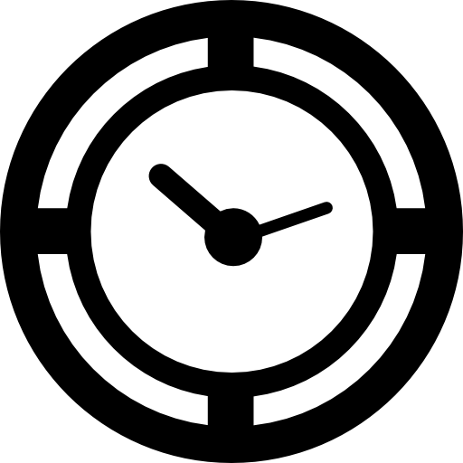 circulaire klok tool  icoon