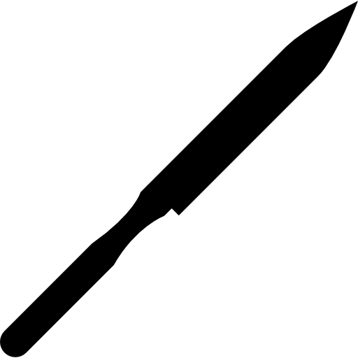 Knife cutting tool  icon