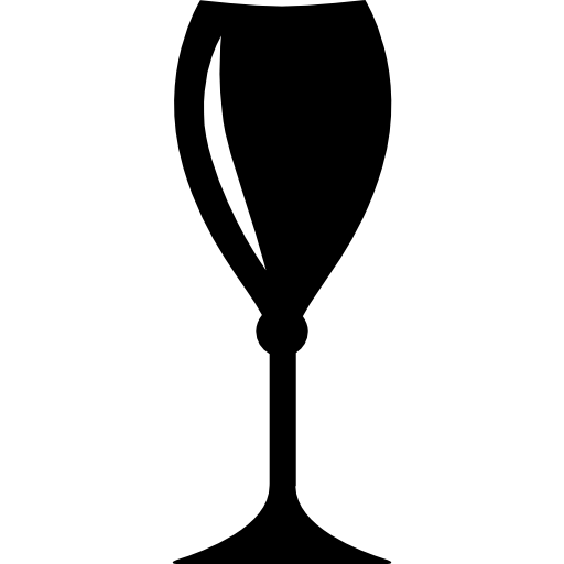 bicchiere di vino nero  icona