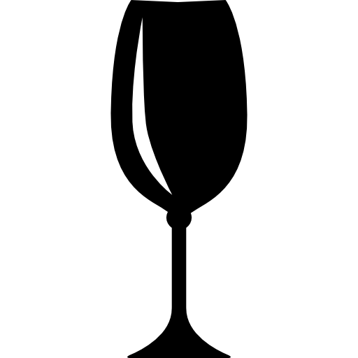 szklany czarny kształt widoku z boku  ikona