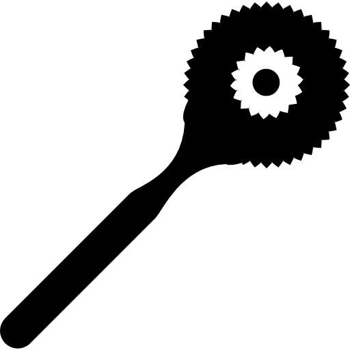 accesorio rueda de cocina para cortar  icono