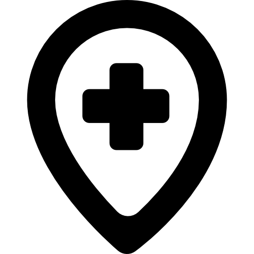 symbol zastępczy szpitala  ikona