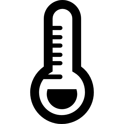 Thermometer medical fever temperature control tool  icon