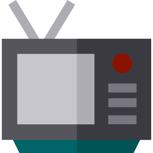 텔레비전 Basic Straight Flat icon