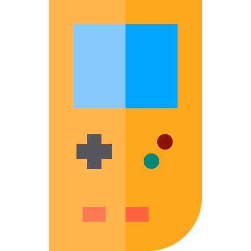 game boy Basic Straight Flat icon