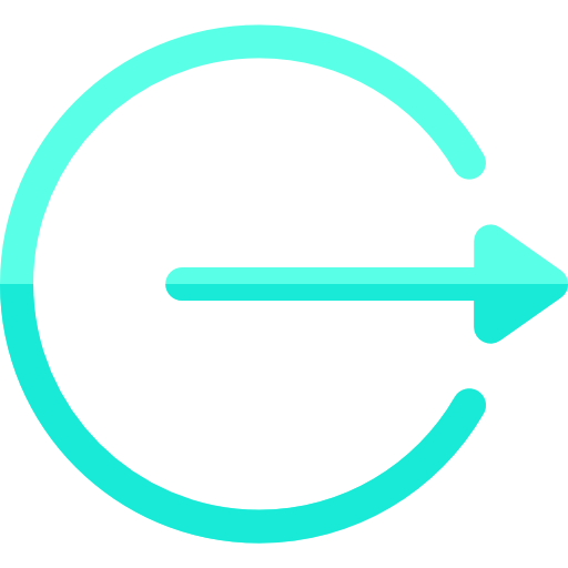 Logout Basic Rounded Flat icon