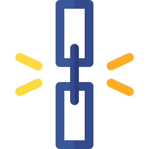 Łańcuch Basic Rounded Flat ikona