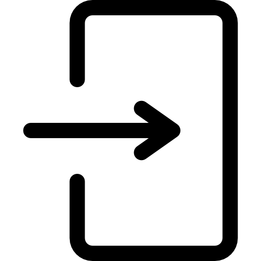 einloggen Basic Rounded Lineal icon