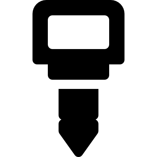 Key Basic Rounded Filled icon