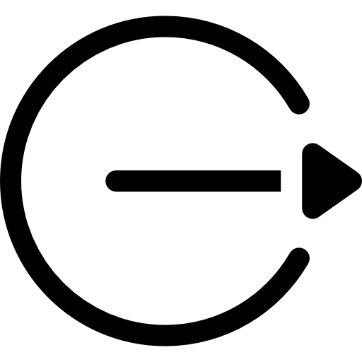 disconnettersi Basic Rounded Filled icona
