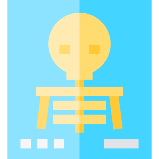 röntgenstrahlen Basic Straight Flat icon