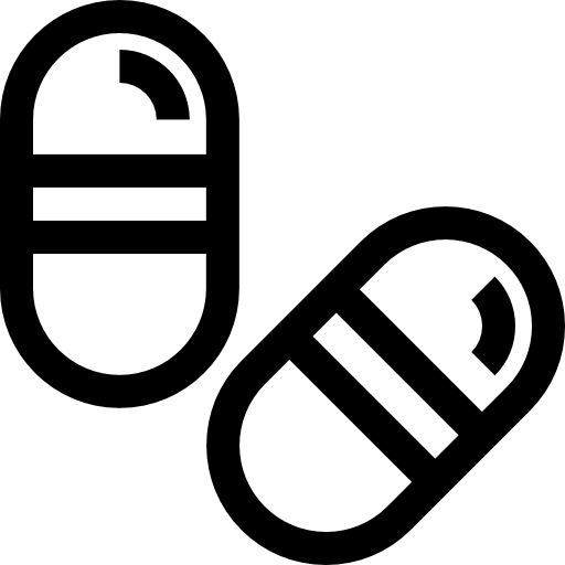 Pills Basic Straight Lineal icon