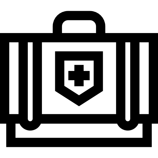 First aid kit Basic Straight Lineal icon