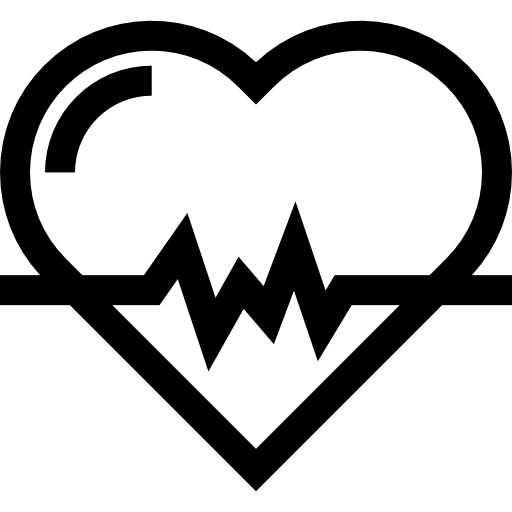 cardiogramma Basic Straight Lineal icona
