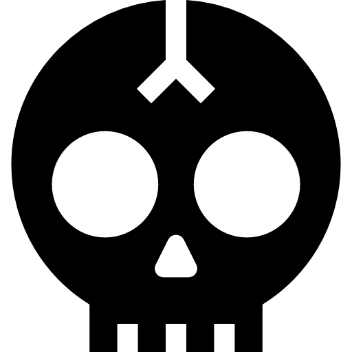 cráneo Basic Straight Filled icono