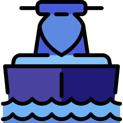 Jet boating Special Lineal color icon