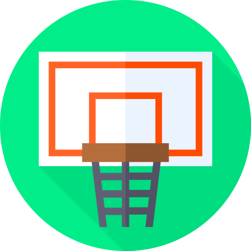 Basketball Flat Circular Flat icon