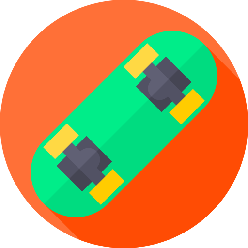 スケート Flat Circular Flat icon