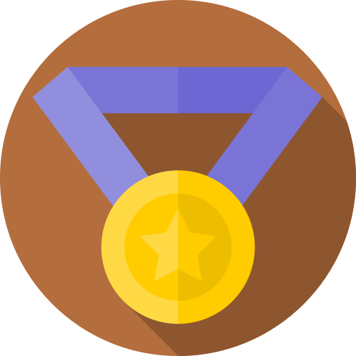 nagroda Flat Circular Flat ikona