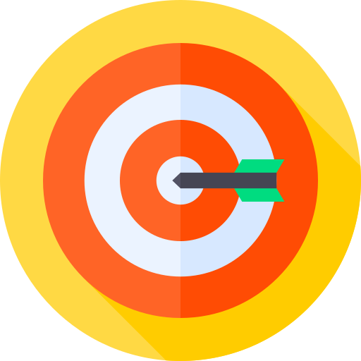 다트 판 Flat Circular Flat icon