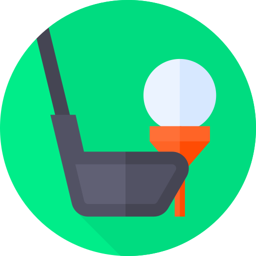 ゴルフ Flat Circular Flat icon