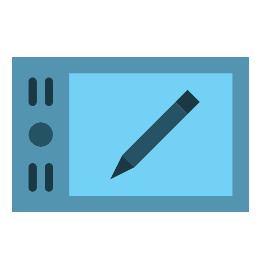 tableta de dibujo Generic Flat icono