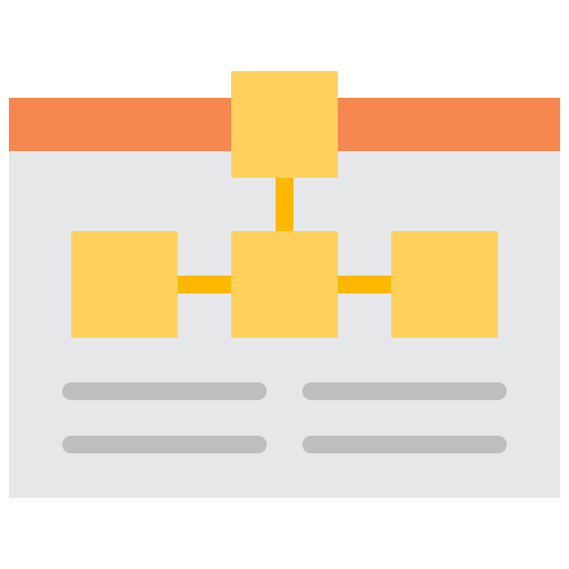 sitemap Generic Flat icoon