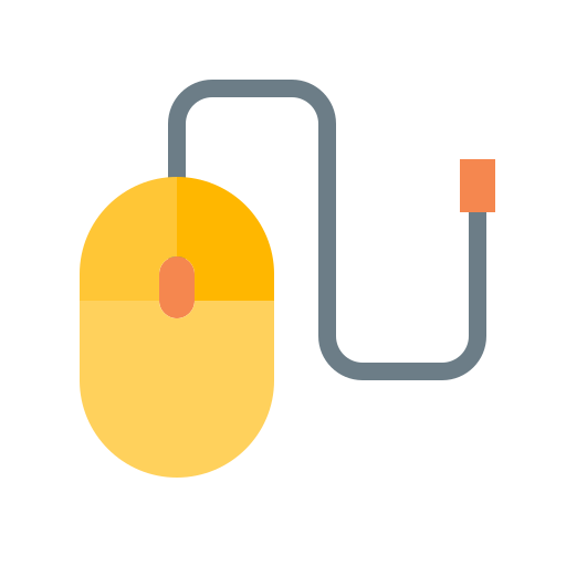 mysz komputerowa Generic Flat ikona