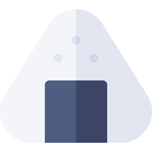 Onigiri Basic Rounded Flat icon