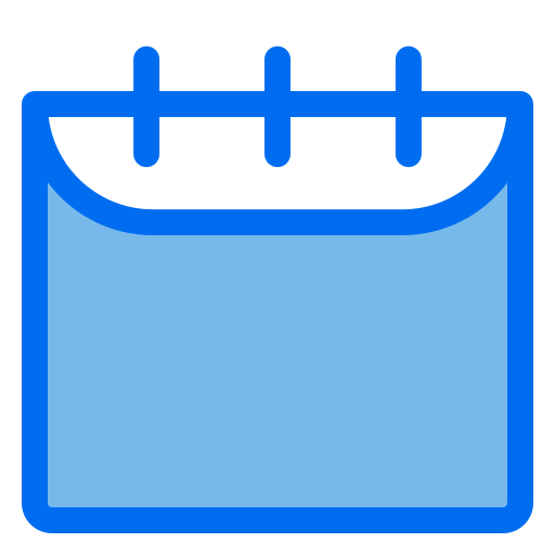 calendarios Generic Blue icono