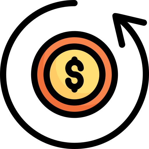 devolución de dinero Generic Outline Color icono