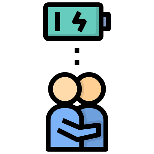 Hug Generic Outline Color icon