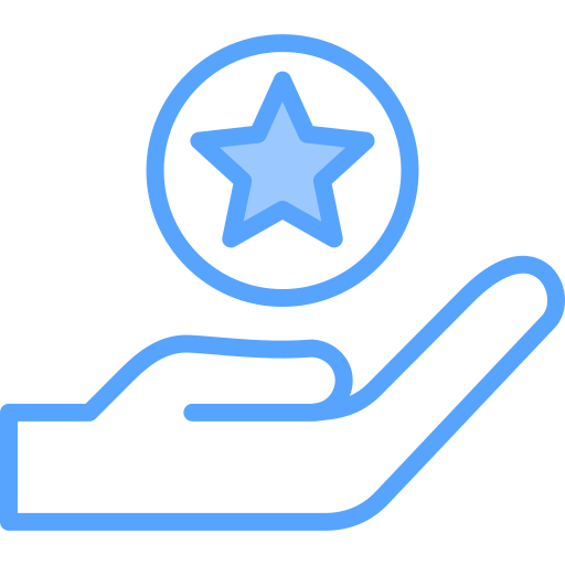 Customer review Generic Blue icon