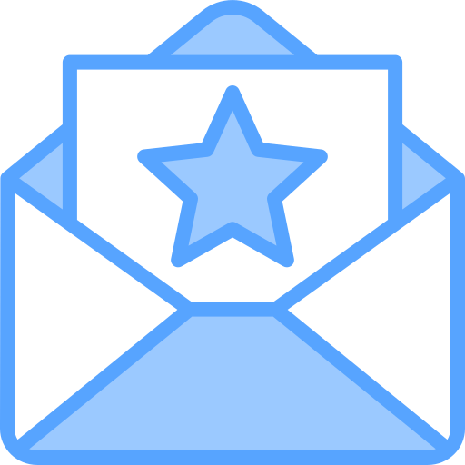 mail Generic Blue icon