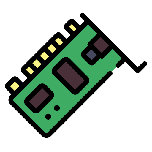 Network Interface Card Generic Outline Color icon