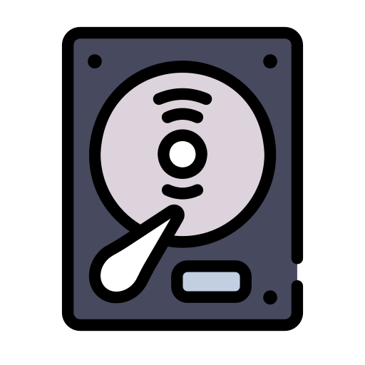 Hard drive Generic Outline Color icon