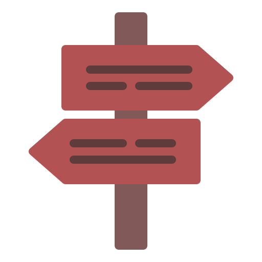 Directional sign Generic Flat icon